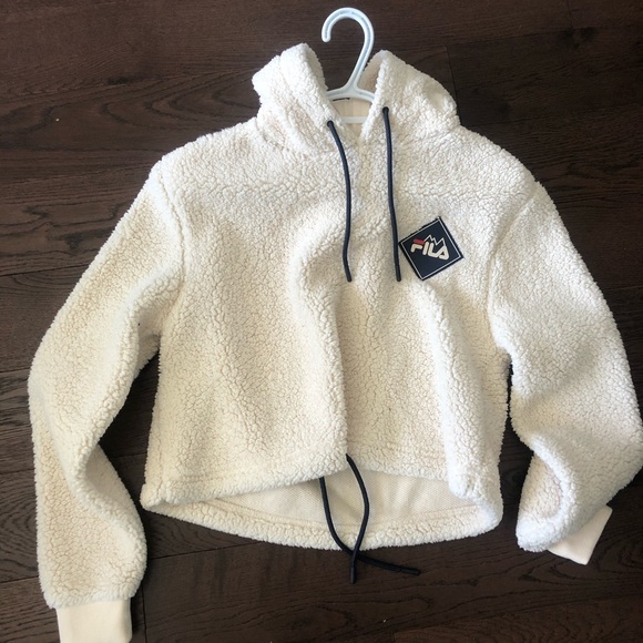FILA UO Sherpa Hoodie Sweatshirt - Picture 2 of 2